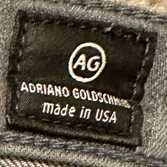 AG Slim Straight Leg Grey Jeans Stevie Ankle SZ 28R .EUC. No Flaws. - Picture 5 of 9